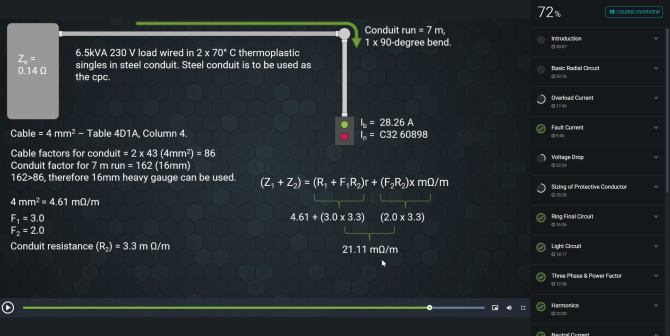 Example calculation